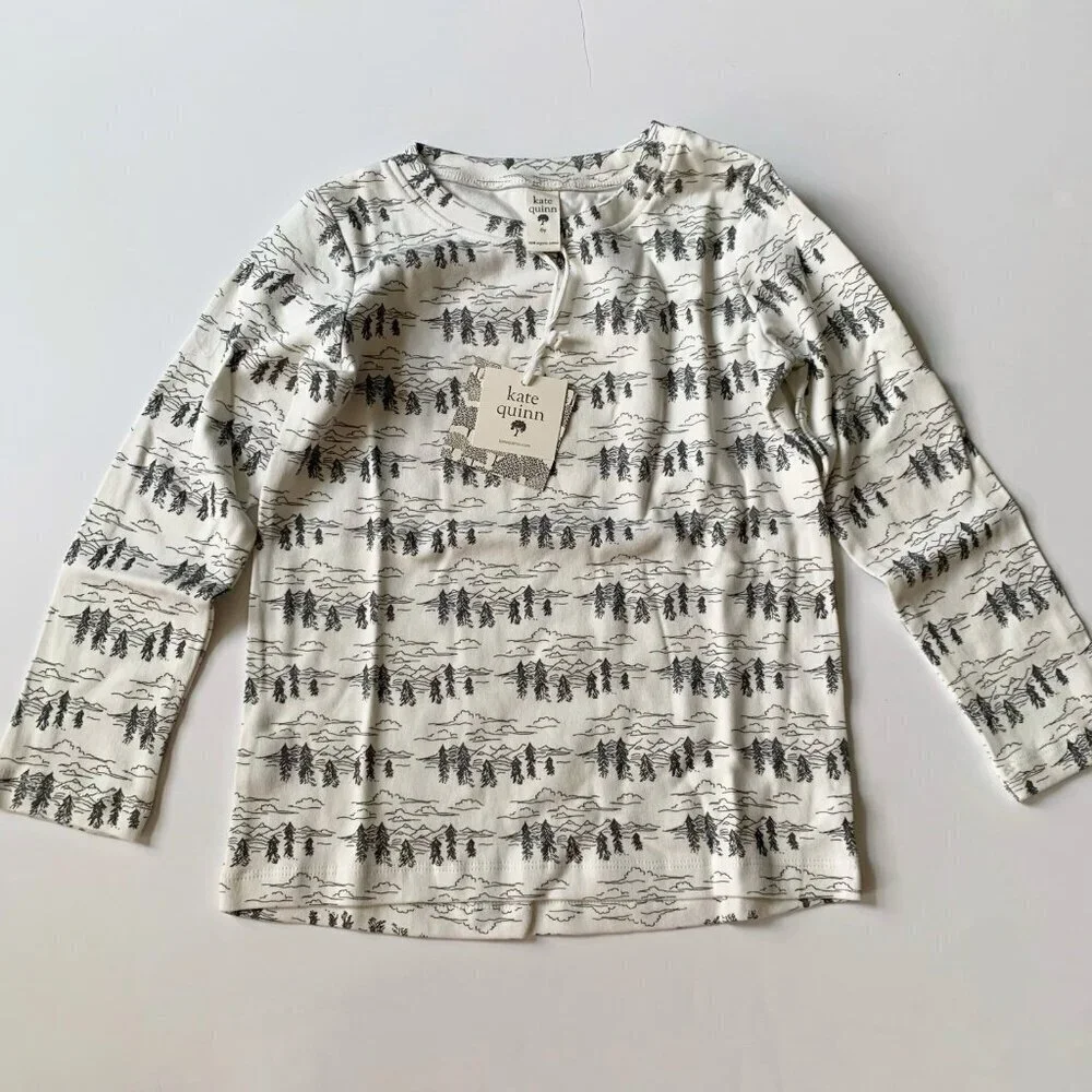 Kate Quinn Organics kids Little Mountain Long sleeve tee  6 years
